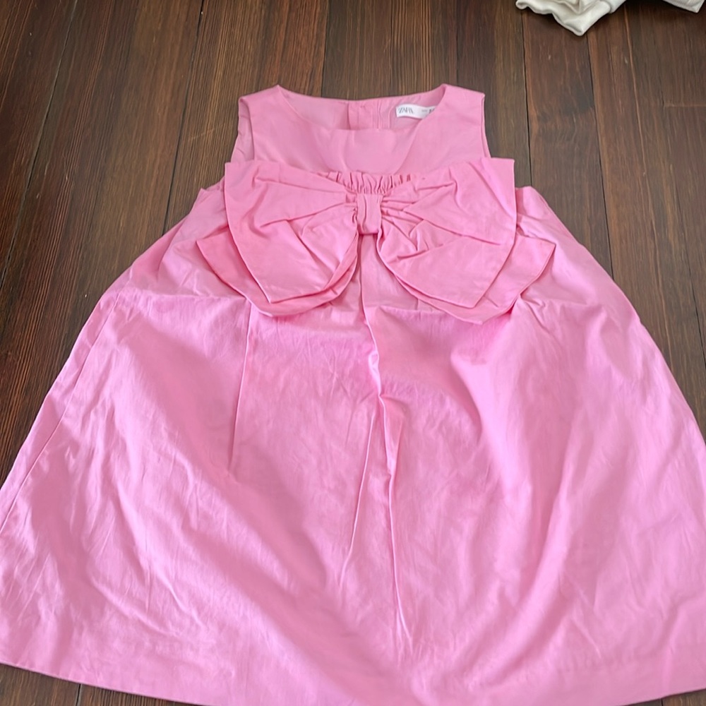Pink bow dress